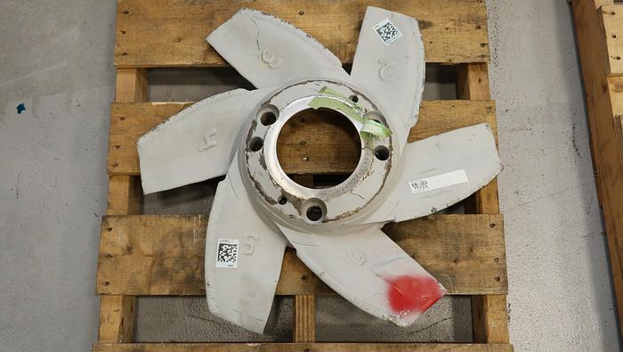 Used Black Clawson 75-25 Float Purger Rotor #46521