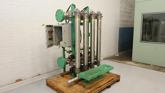 Used Kadant AES 5700S4A2.5 Four-Bank Canister Filter System #45866