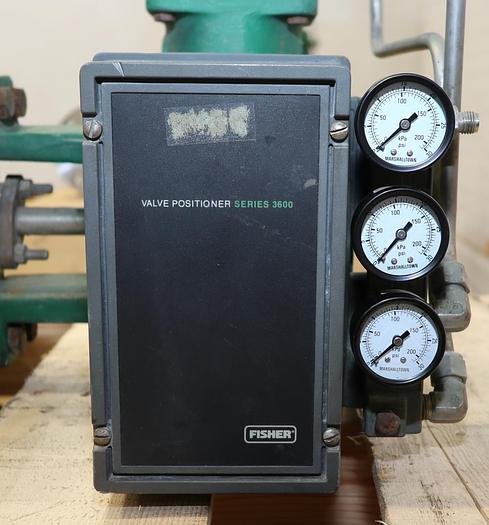 Used Fisher 4" V150 Air Operated Vee Ball Valve #46255