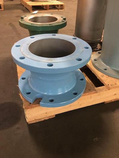 Used Kadant 14.5 High Density Cleaner, New Stainless Steel Inlet Head, Unused Ceramic Cone Section, Stand Grit pot & Valves #44529