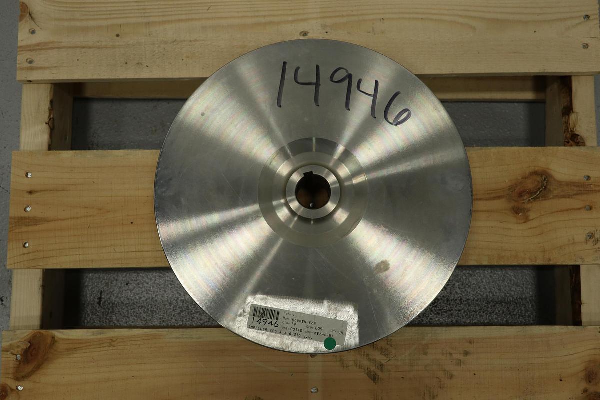 Unused Howden American Fan Co. CPS 4x6 3-Vane Impellerr #47704