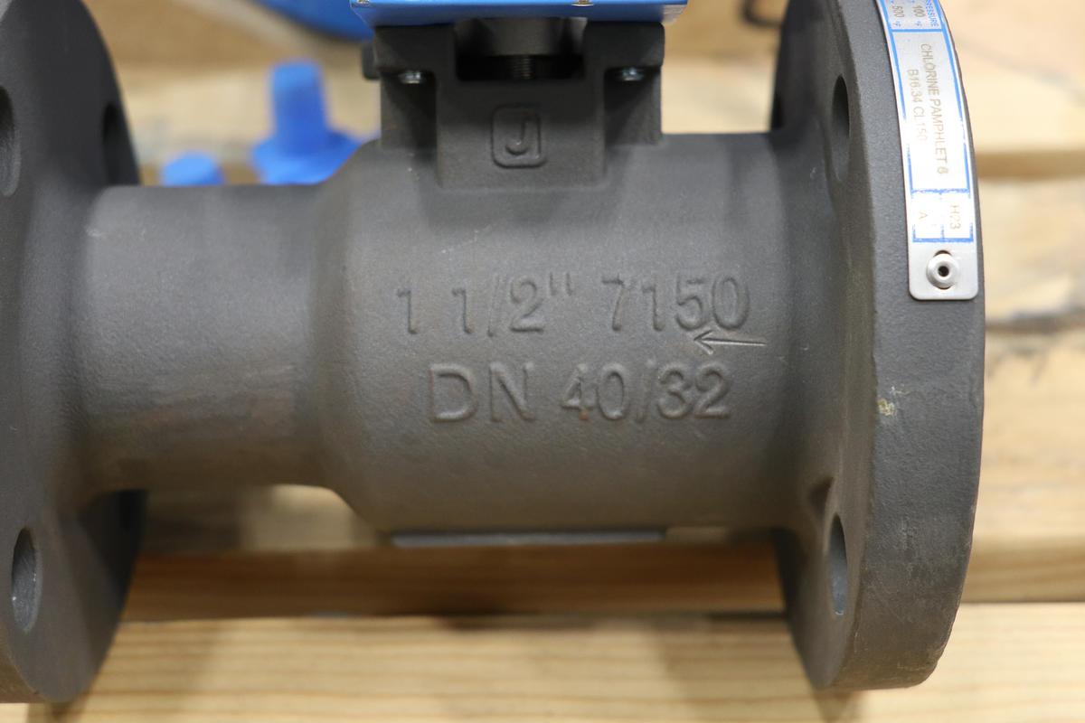 Unused Neles Jamesbury 11/27150C312271XTZ448 1.5" Air Operated Ball Valve #47646