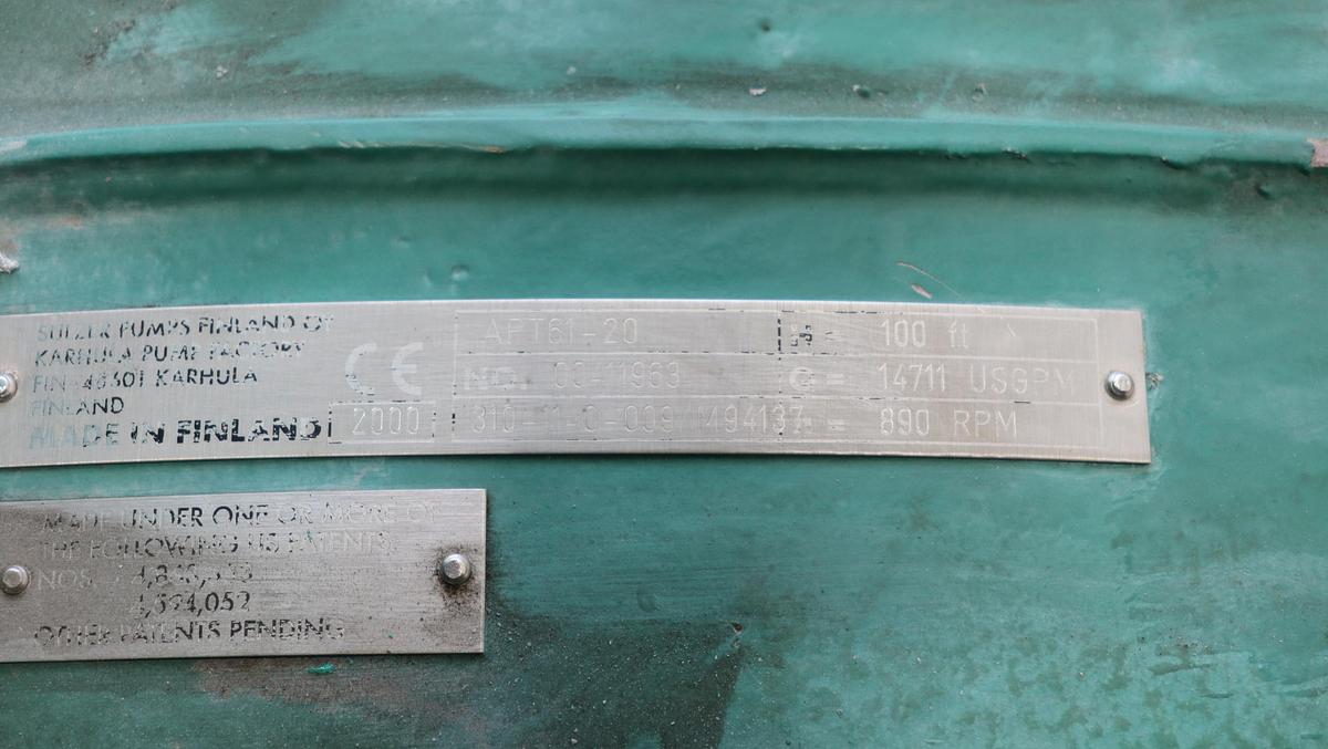 Used Sulzer APT 61-20 20x20x28 Pump #42492