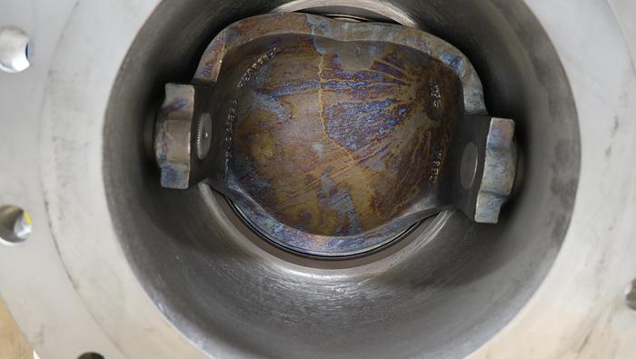 Used Dezurik 12" Air Operated Vee Ball Valve #46399