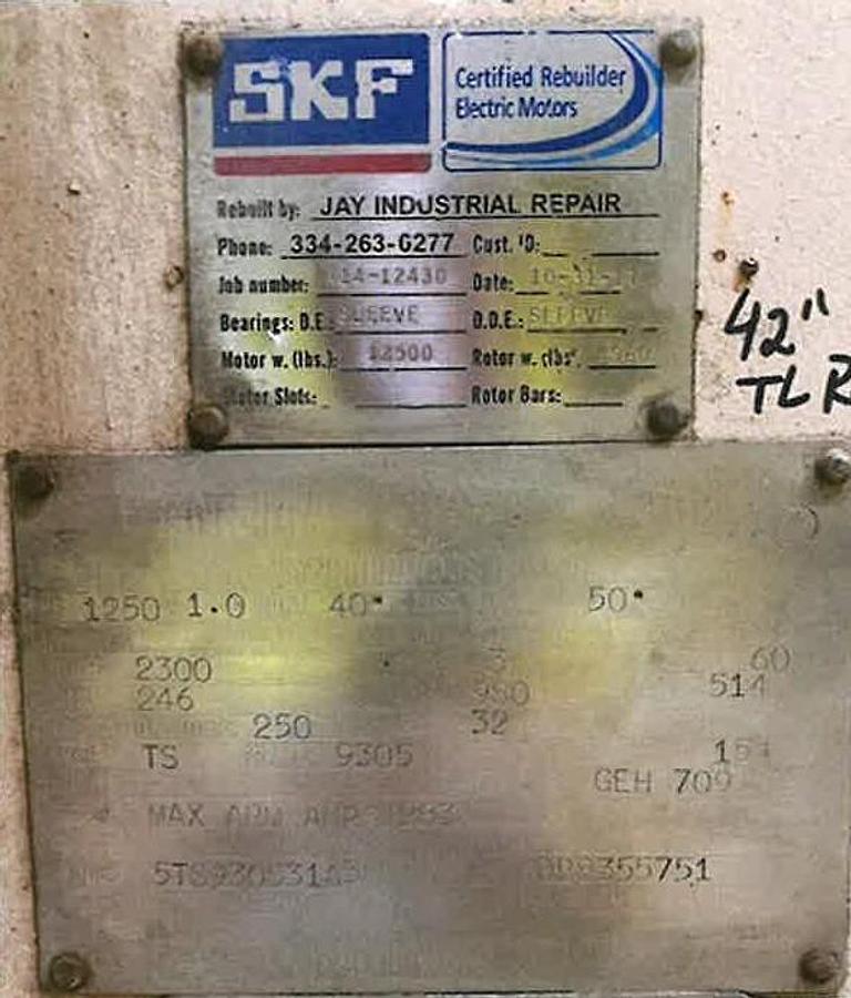 Used General Electric Motor #47337