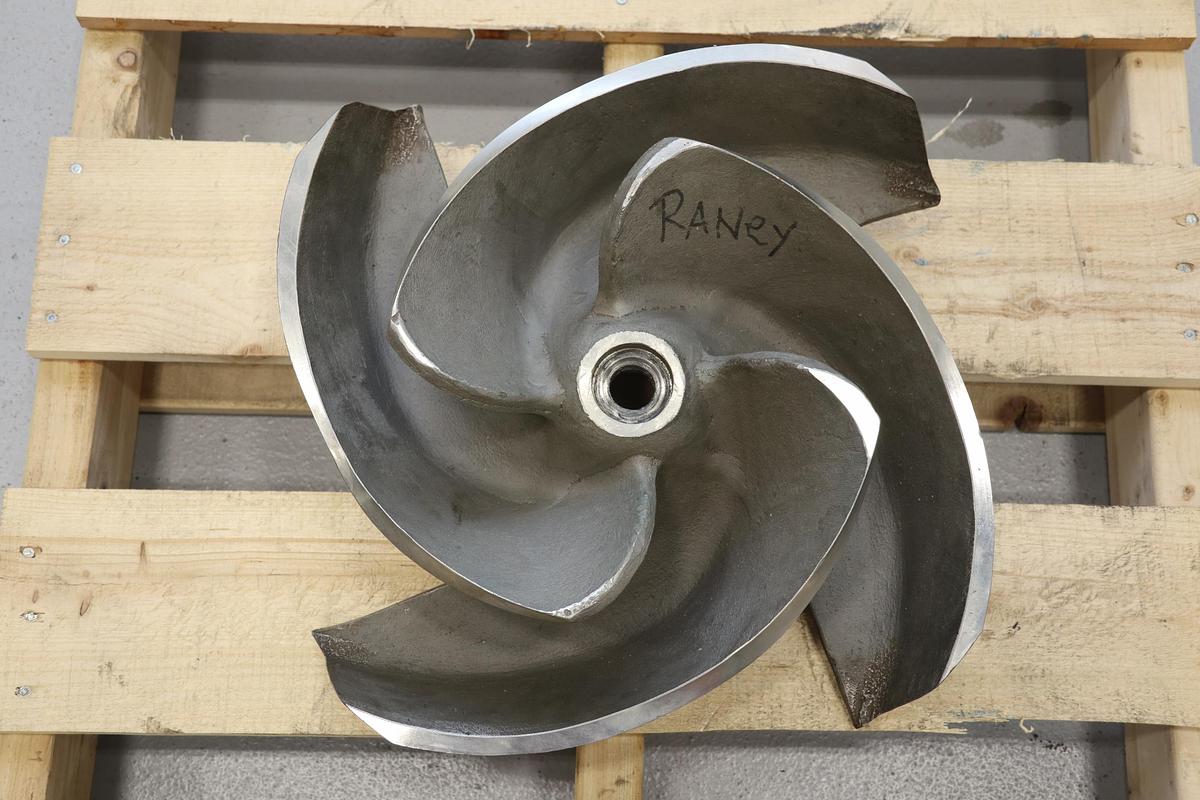 Used Goulds 8x14x18H 4-Vane Impeller #47516