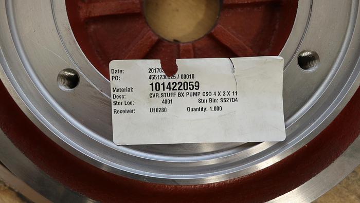 Unused ALLIS CHALMERS/ITT GOULDS CSO 11" Diameter Stuffing Box #46168