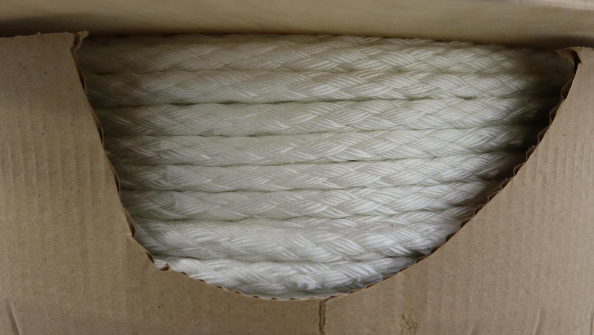 Unused Willian Kenyon & Sons Inc. White Nylon Dryer Can Rope #47109