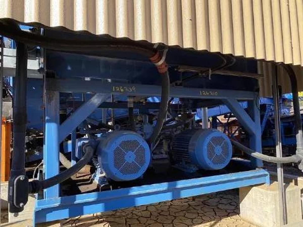 Used Bruks 70' Back-On Truck Dump with Optimized Smooth Cargo Flow Receiving Hopper #47308