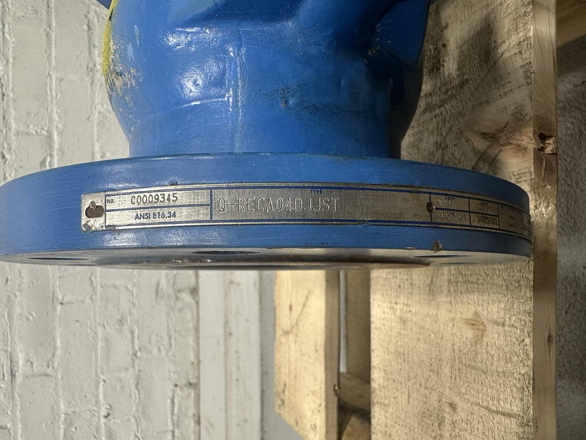 Refurbished Metso Q-RECA04DJJST 4" Vee Ball Valve With Q-Trim Technology #46703