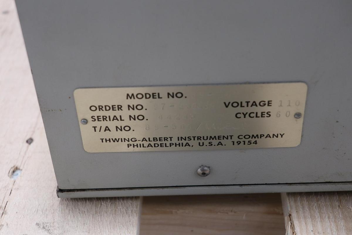 Used Thwing-Albert 89-100 Thickness Tester  #47304