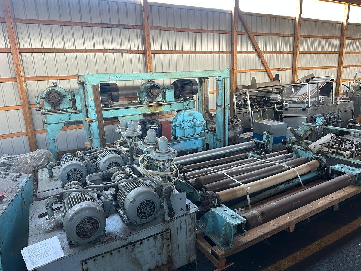 Used 80" Farrel Appleton Double Embosser, 70" Widex48"Diameter #40978