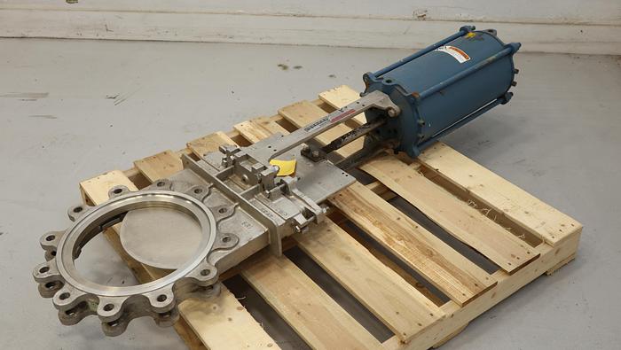 Used Dezurik 14" Air Operated Knife Gate Valve #44893