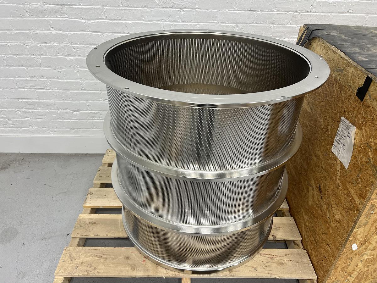 Unused Black Clawson P30 Pressure Screen Basket, 0.078" Holes #47288