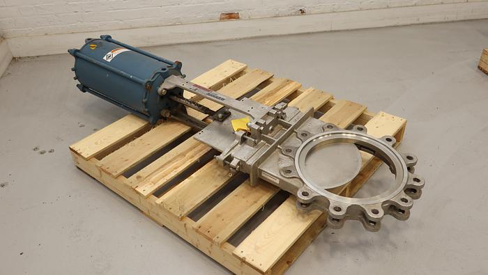 Used Dezurik 14" Air Operated Knife Gate Valve #44893