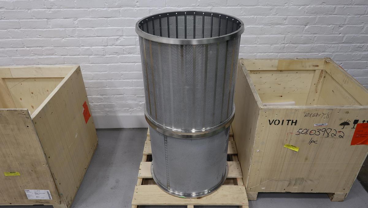 Unused Voith Size 12 Combisorter Upper & Lower Basket Assembly #47190