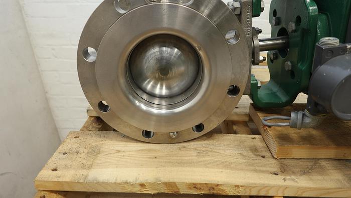 Used Fisher 6" V150 Series B Air Operated Vee Ball Valve, Series B #46485