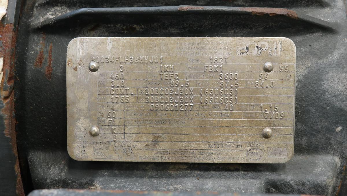 Unused Bird JS24 Vibrating Screen Flexible Coupling Drive Assembly with Shiv and Pillow Block Bearings & A/C Motor #46689