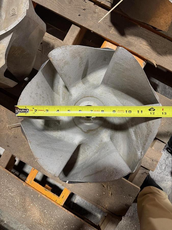 Used Goulds 3175 Impeller, 16.5", 6-Vane, Casting No.: 56626 (For 14x14x18 Pump) #21977