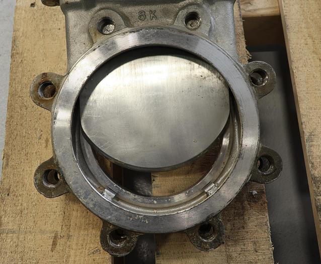 Used FABRI-VALVE 6" Hand Operated Knife Gate Valve #46249