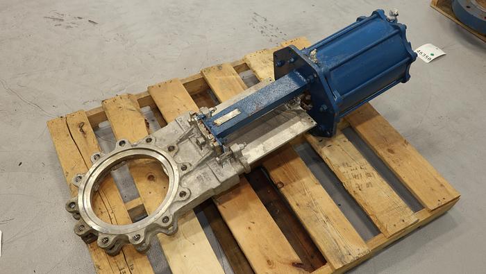 Used Dezurik 10" Air Operated Knife Gate Valve #46351