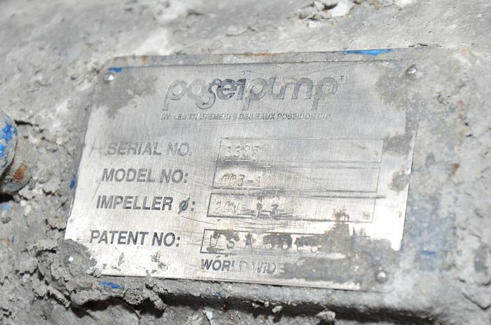 Used Poseipump 403-14 3x4x13 Pump, Stainless Steel Casing #43668