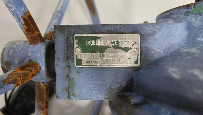 Unused True Line 24" Hand Operated V-Port Knife Gate Valve #45175