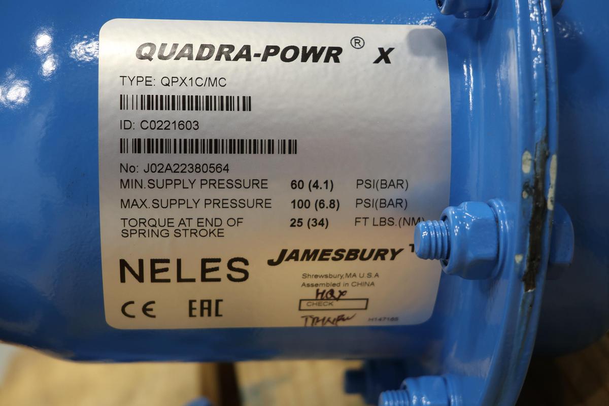 Unused Neles Jamesbury 11/27150C312271XTZ448 1.5" Air Operated Ball Valve #47646