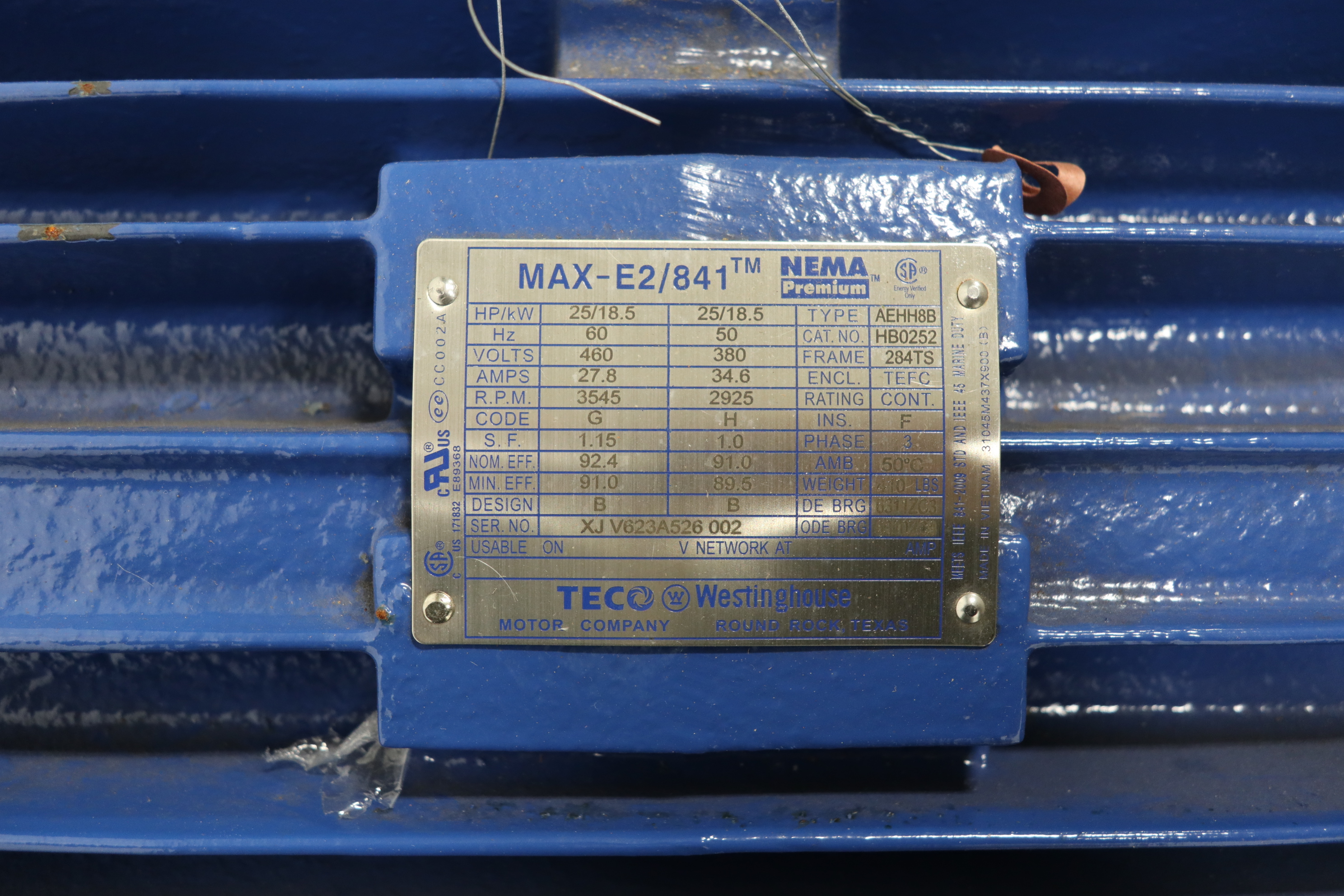 Refurbished MMW 8x7 Centrifugal Blower #47684