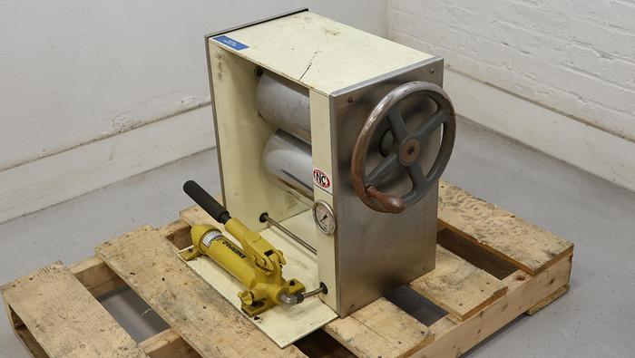Used North Central Machine Works LTD. 12" Sample Press Roller #44825