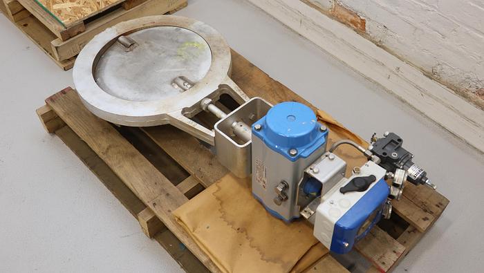 Unused Jamesbury 14" Air Operated Butterfly Valve #46529
