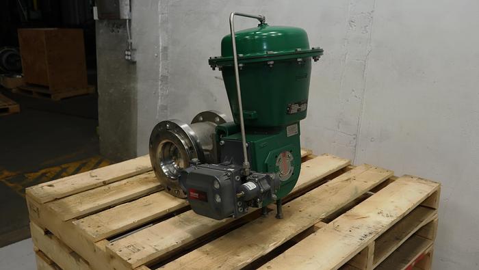 Used Fisher 6" V150 Series B Air Operated Vee Ball Valve #46326