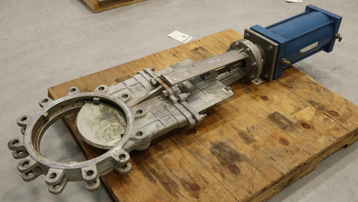 Used FNW 65BM 14" Air Operated Knife Gate Valve #46996