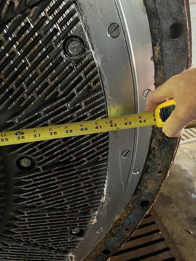 Refurbished Beloit DD4600 Disc Refiner, 42" #47236