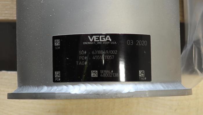 Unused VEGA Weightrac 31 Radiometric Sensor For Mass Flow Detection Assembly #46076