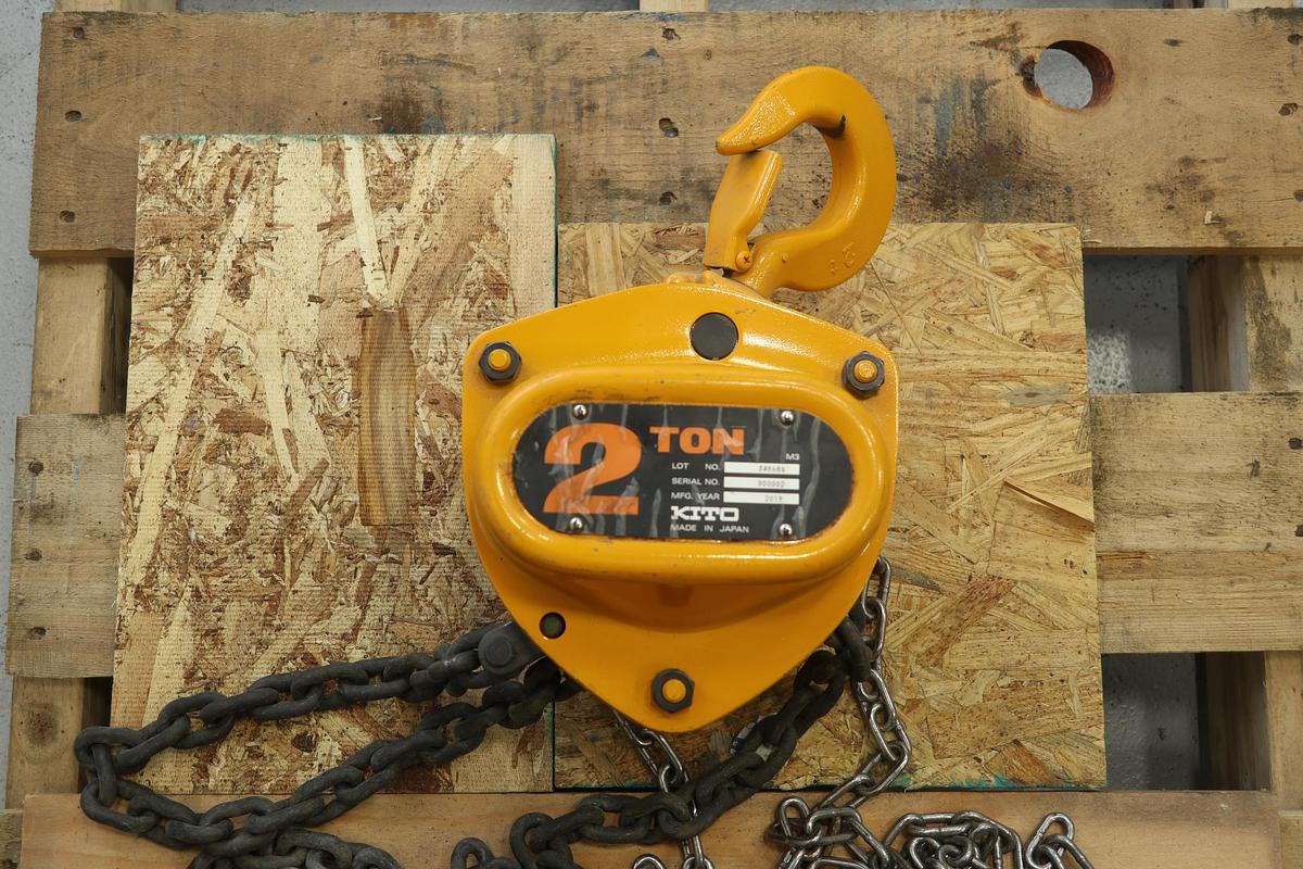 Used Kito M3 348686 2 Ton Hoist #47546