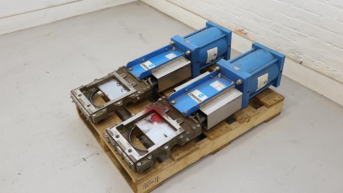 Used Orbinox PANE8NX3-8.5 8" Air Operated Knife Gate Valve #44735