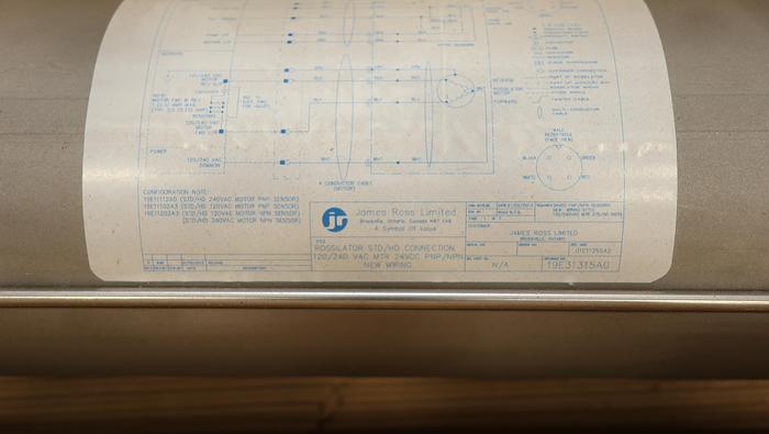 Used James Ross Limited Rossilator Shower Oscillator #44689