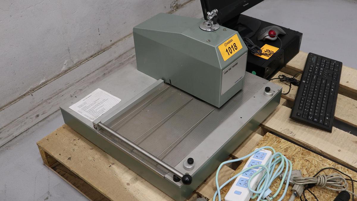 Used Lorentzen & Wettre Automatic TSO Tester With Think Center Work Station #46796