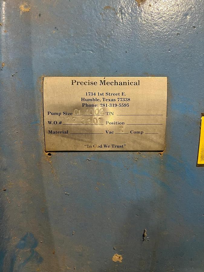 Refurbished Rebuilt Nash CL4002 Vacuum Pump #47243