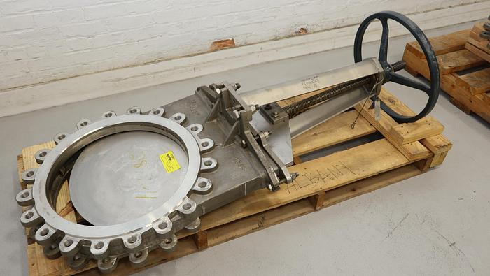 Unused Fabri-Valve 20" Hand Operated Knife Gate Valve #46361