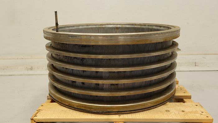 Used Black Clawson Uv100 Pressure Screen Basket #44968