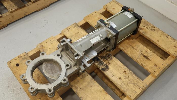Used Fabri-Valve 6” Air Operated Knife Gate Valve #45105