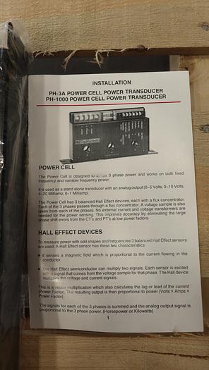 Used GL&V Refiner Controls #44855