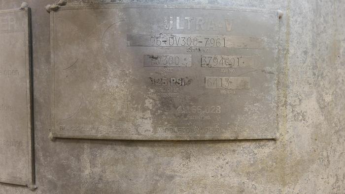 Used Black Clawson UV300 Pressure Screen #46084