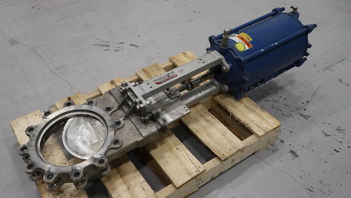 Used Dezurik 10" Air Operated Knife Gate Valve #46330