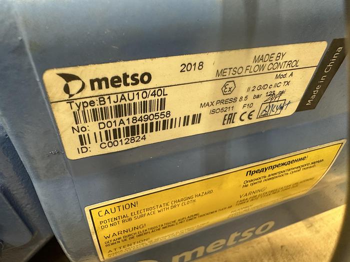 Used Neles L-RECA08JJSTAY 8" Vee Ball Valve #46428