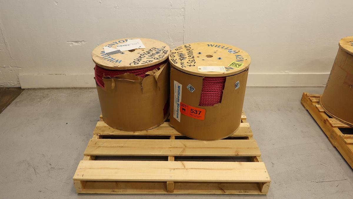 Unused Willian Kenyon & Sons Inc. Red Nylon Dryer Can Rope #47108