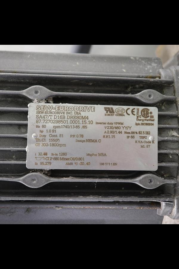 Used FKC Co. RST-S480 X 2000 L Conventional Rotary Screen Thickener #47586