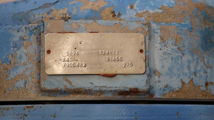 Used Goulds 3196 3x4x13 Pump #44923